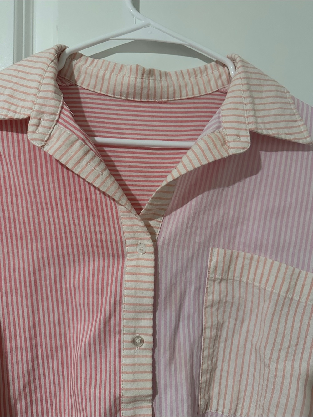 Colorful button down top - Picture 3 of 5